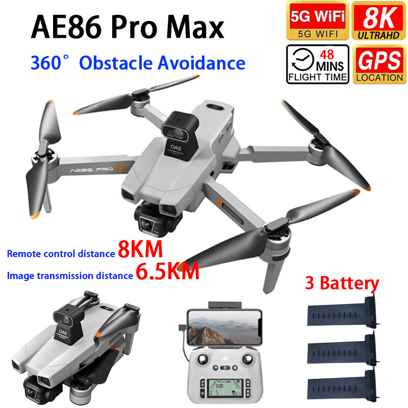 Drone Surveying - Профессиональный дрон AERC AE86ProMax с GPS,