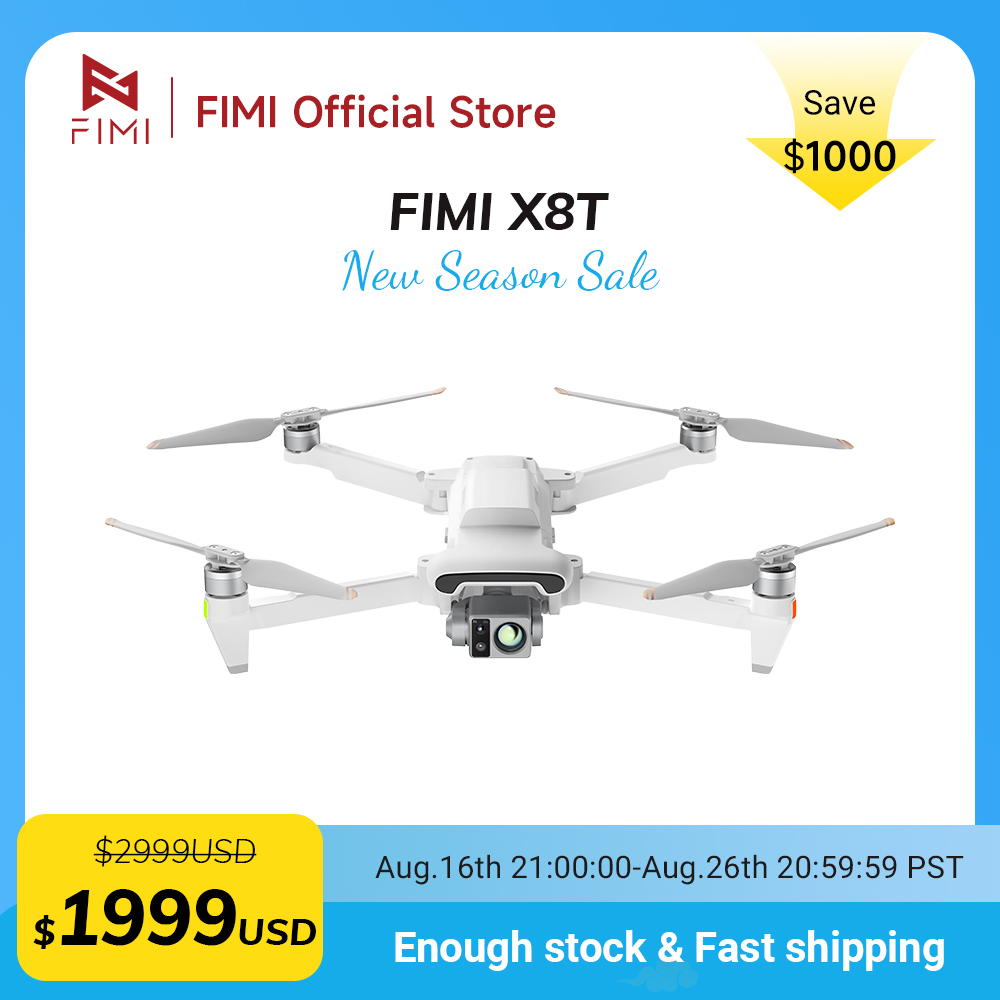 Drone Surveying - FIMI X8T Дрон с тройной камерой