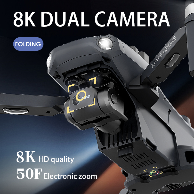 2022 НОВЫЙ KF106 Max Drone 8K  – обзор и цена Drone Surveying