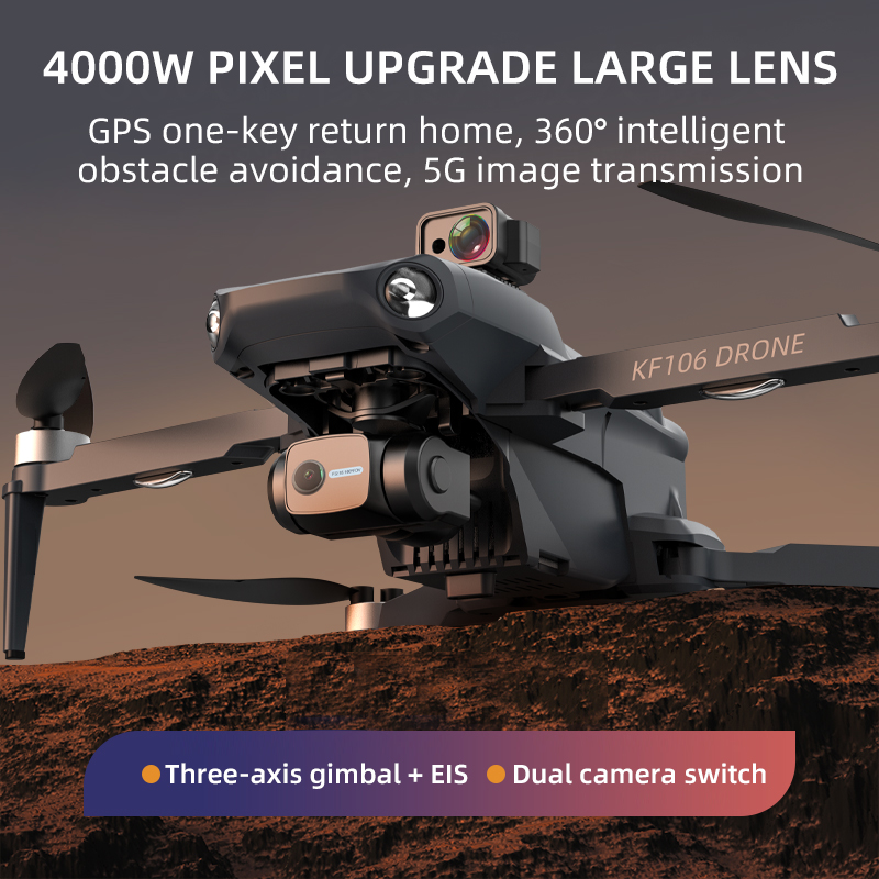 2022 НОВЫЙ KF106 Max Drone 8K  – обзор и цена Drone Surveying