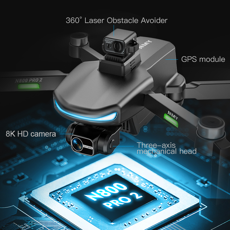 Профессиональный GPS-дрон N800 – обзор и цена Drone Multispectral